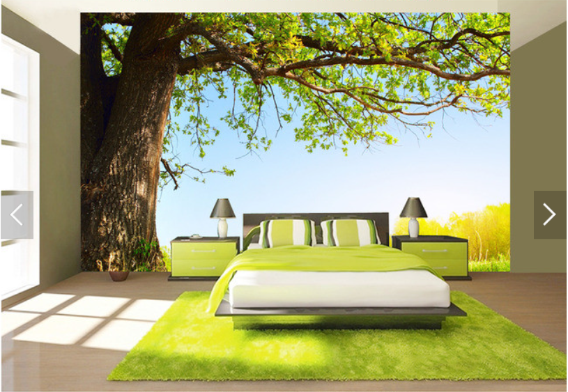 in UV tranh 3D trang trí phòng ngủ